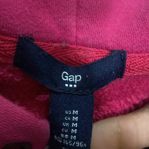 Hot pink Gap zip up sweater - Picture 2 of 3